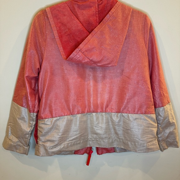 Saturday by Kate Spade peach & tan rain coat - Picture 5 of 7